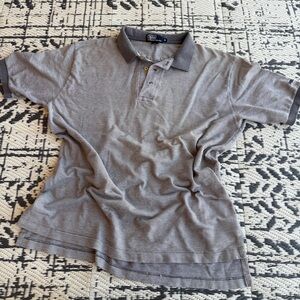 Ralph Lauren Gray Houndstooth Polo XL